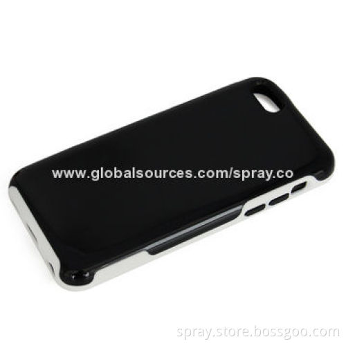 TPU Cases for iPhone 5C, Dual-injection, Two-tone Colored, Tear-resistant